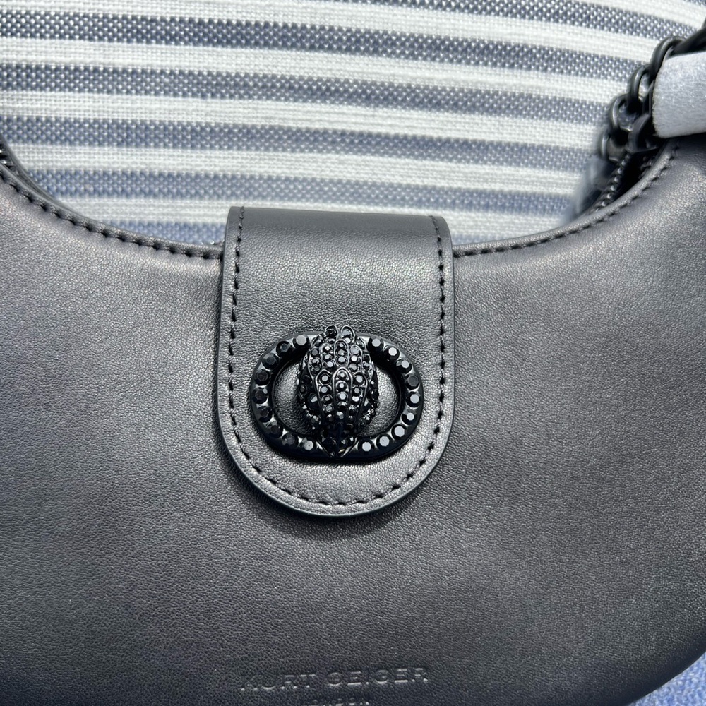 NWOT Kurt Geiger London Small Chelsea Drench Hobo Crossbody Bag - Picture 2 of 12